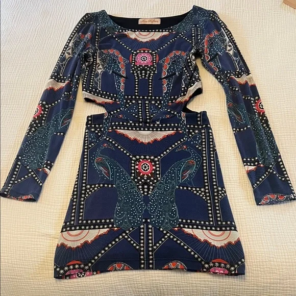 mara hoffman mini dress Mara Hoffman Women's Standard Fractals Cut Out Back Mini Dress at Amazon  Women's Clothing store